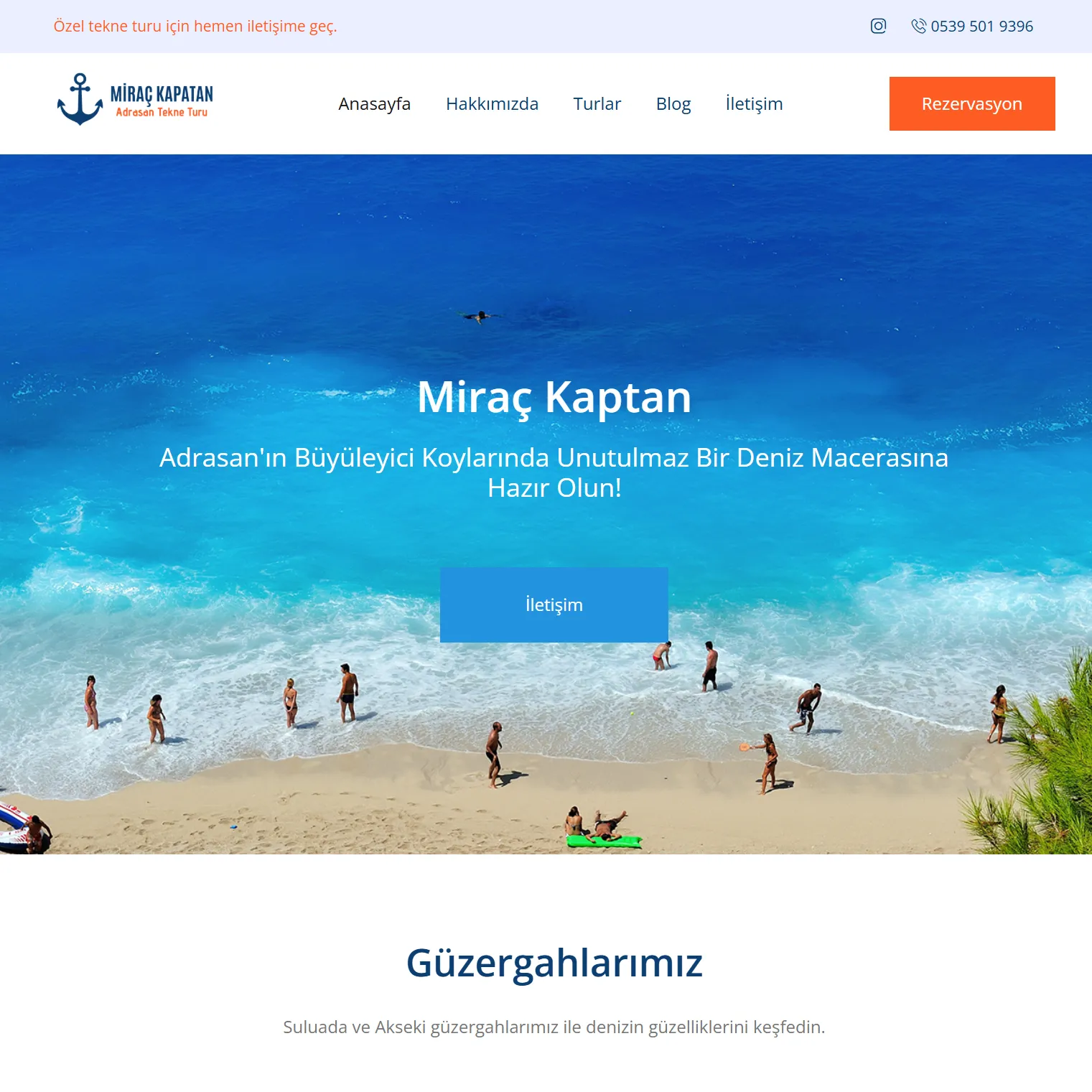 Tekne Turu Websitesi